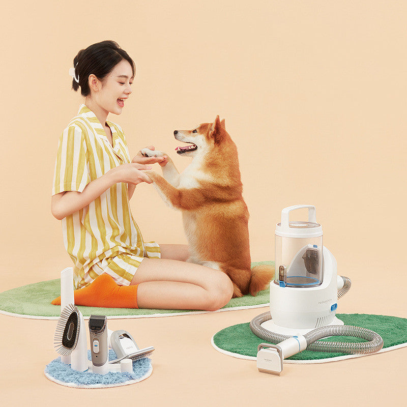 Pet Hair Clipper And Vacuum Grooming Made Easy