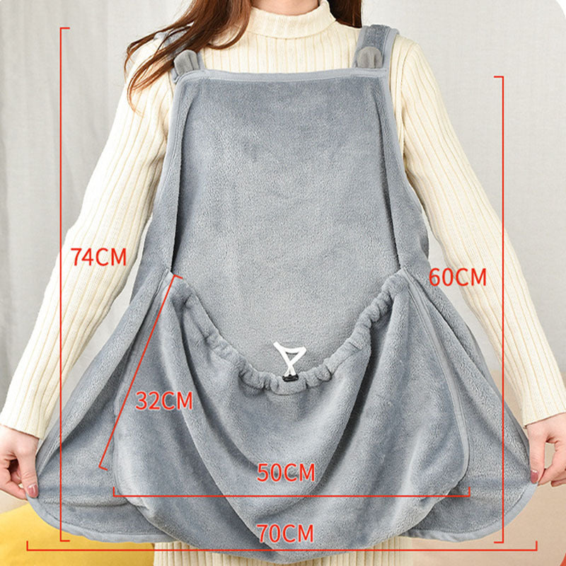 Soft Plush Pet Apron - Anti-Scratch & Non-Stick Fur Camisole