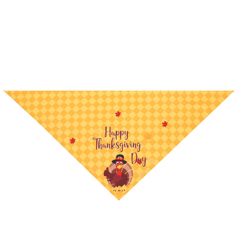 Thanksgiving Turkey Pet Bandana