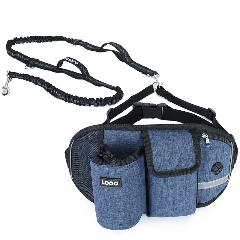 Hands-Free Dog Leash Waist Bag for Walking and Training