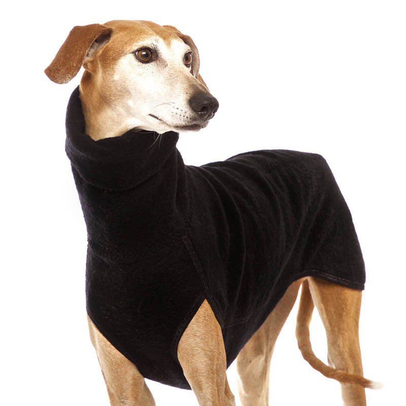 Fashion Trend Big Dog Puppy Clothes – Cozy High Collar Fleece Dog Coat