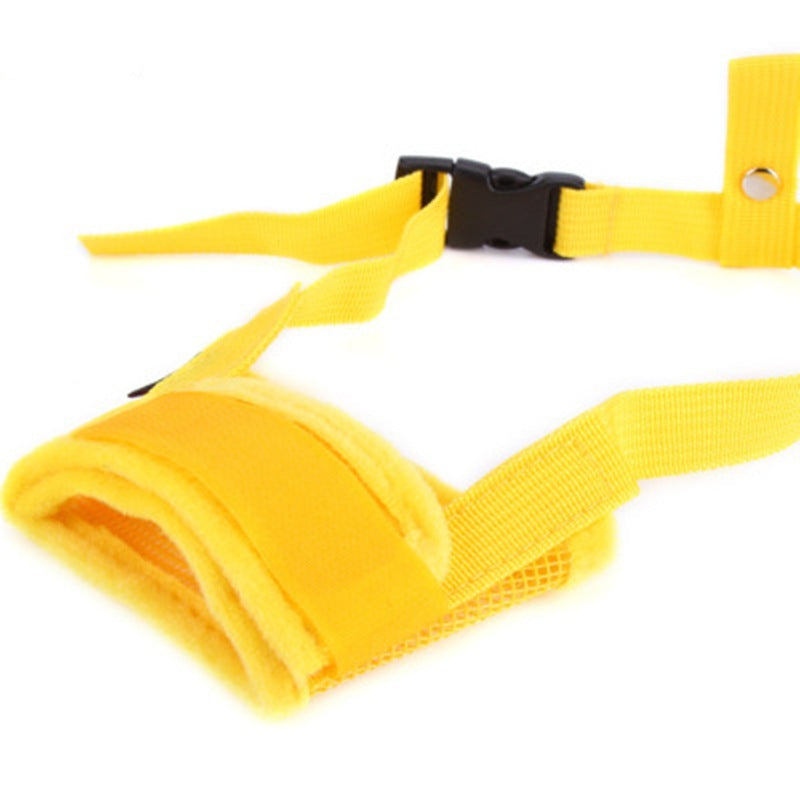 Adjustable Dog Muzzle with Breathable Design for Comfort