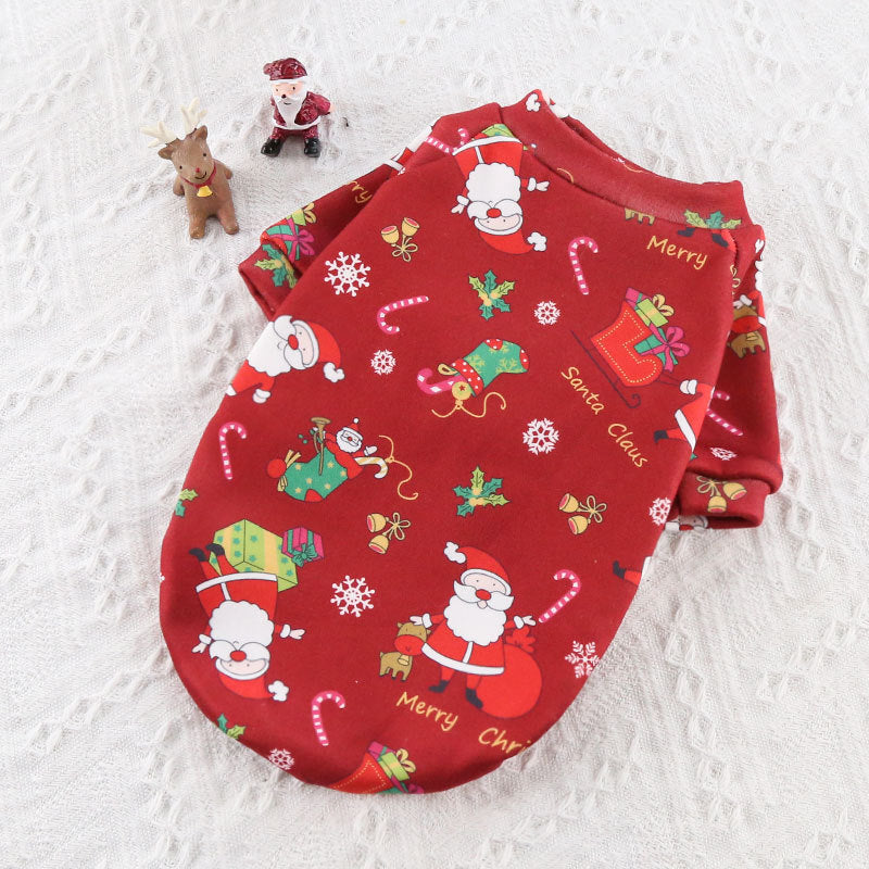 Soft Knitted Four-Leg Dog Pajamas for Cozy Comfort