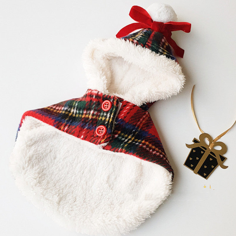 Christmas New Year Dog Clothes Festive Cloak for Dogs