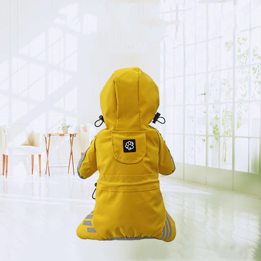 Waterproof Dog Raincoat with Full Coverage for All-Weather Protection