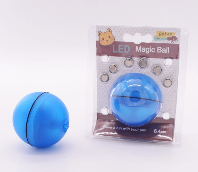 Pet Electric Toy LED Rolling Ball