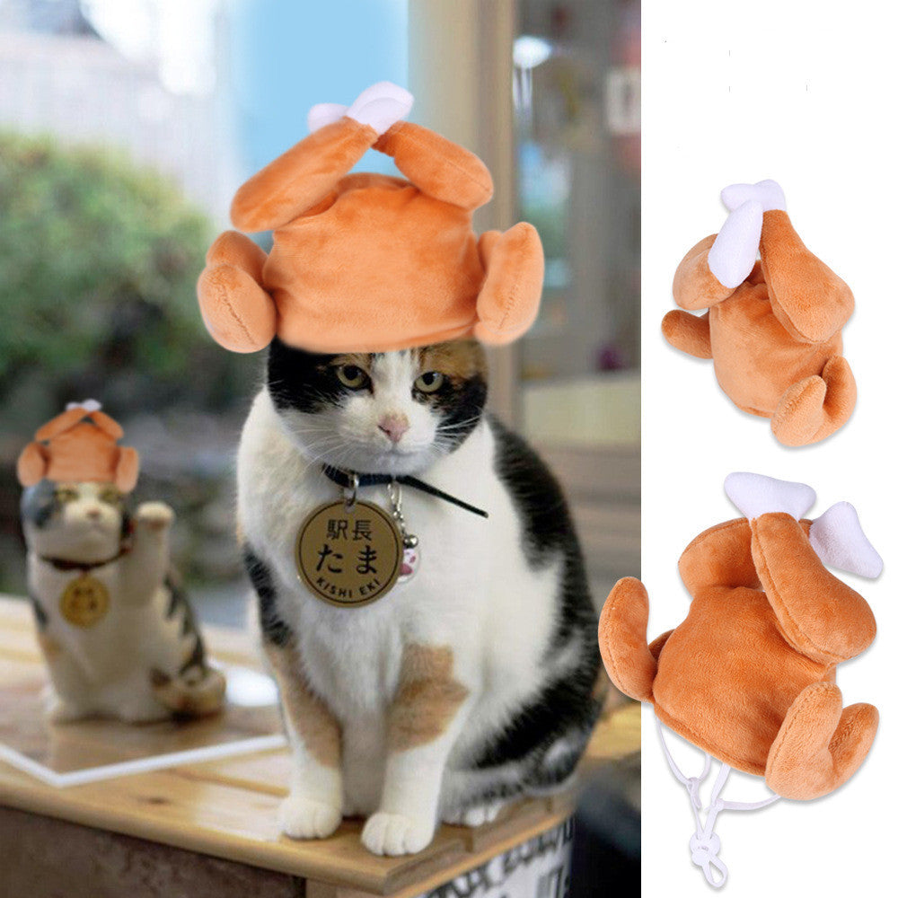 Curly Hair Pet Hat for Cats and Dogs