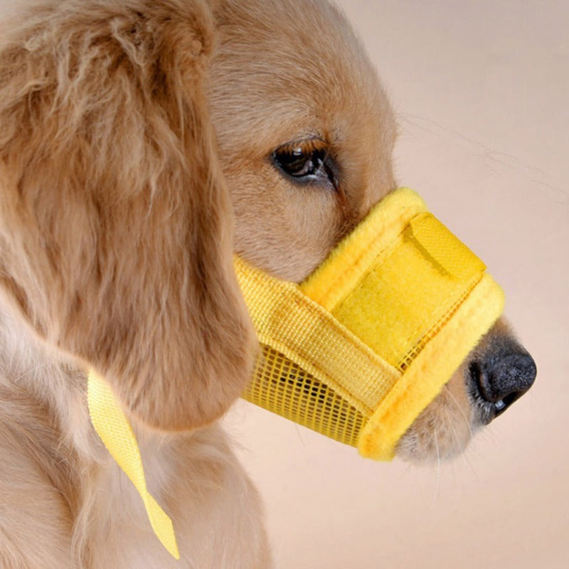 Adjustable Dog Muzzle with Breathable Design for Comfort