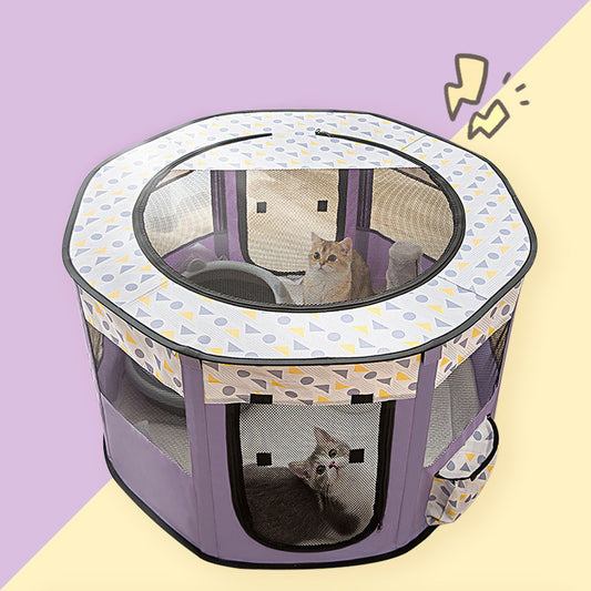 Cozy Cat Tent - Fully Enclosed Foldable Pet Shelter