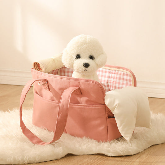 Pet Outgoing Bag Made of Pure Cotton