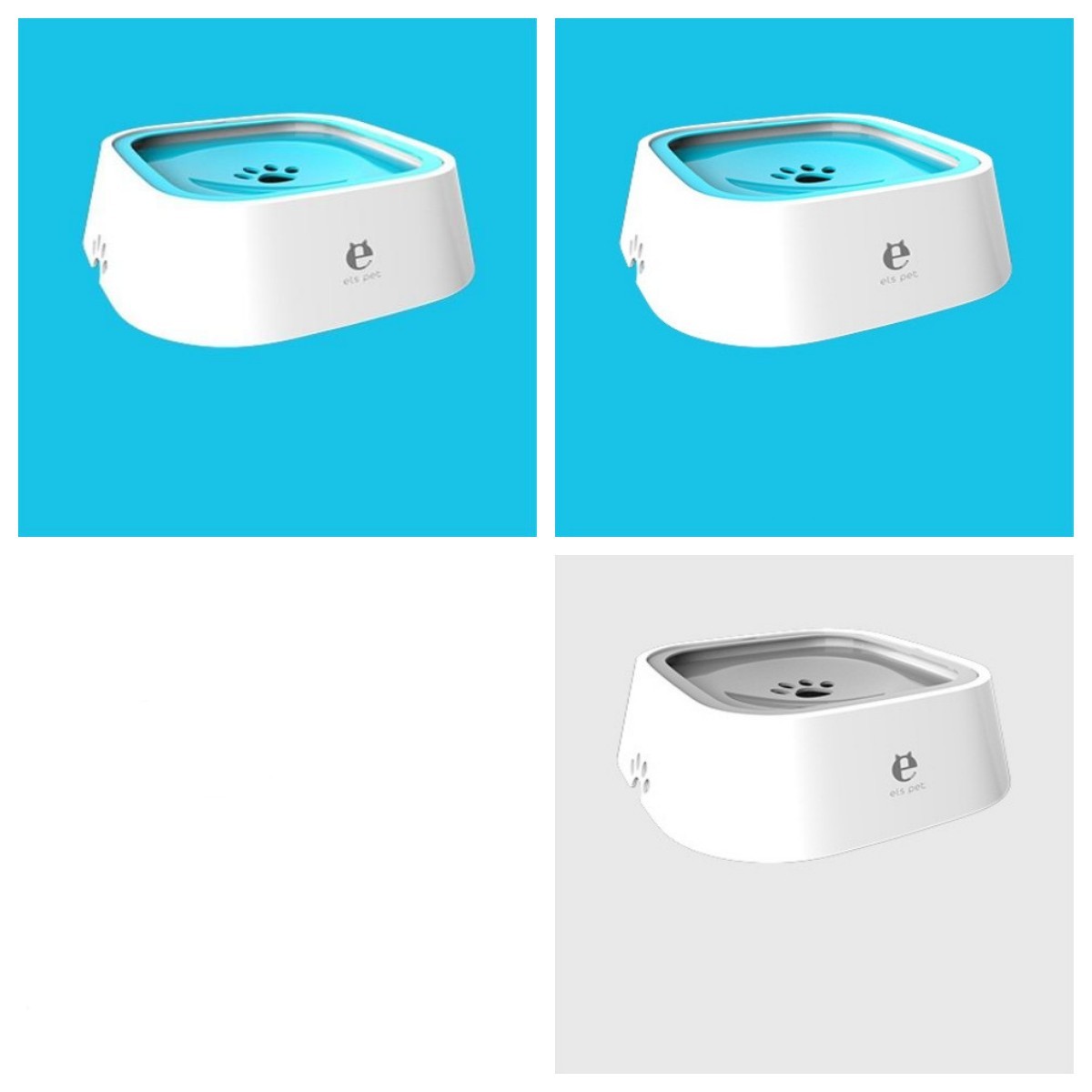 1.5L Floating Pet Water Bowl – Anti-Overflow Slow Feeder