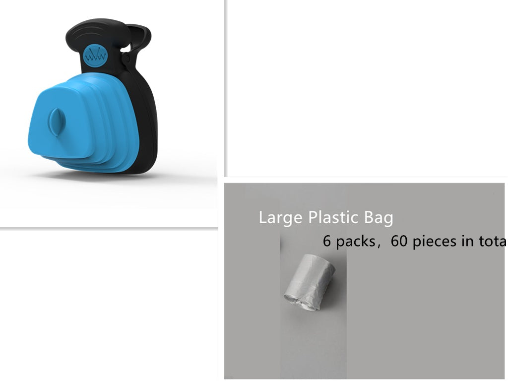 Foldable Dog Poop Bag Dispenser for Easy Waste Disposal