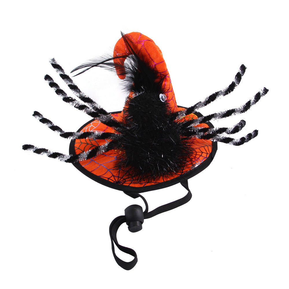 Funny Pet Headdress Cat Halloween Costume Headgear for Dogs and Cats