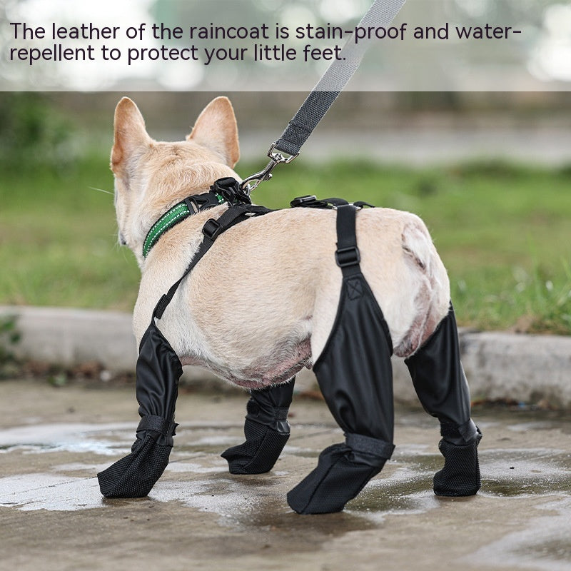 Waterproof Dog Shoes with Non-Slip Sole for Outdoor Walking