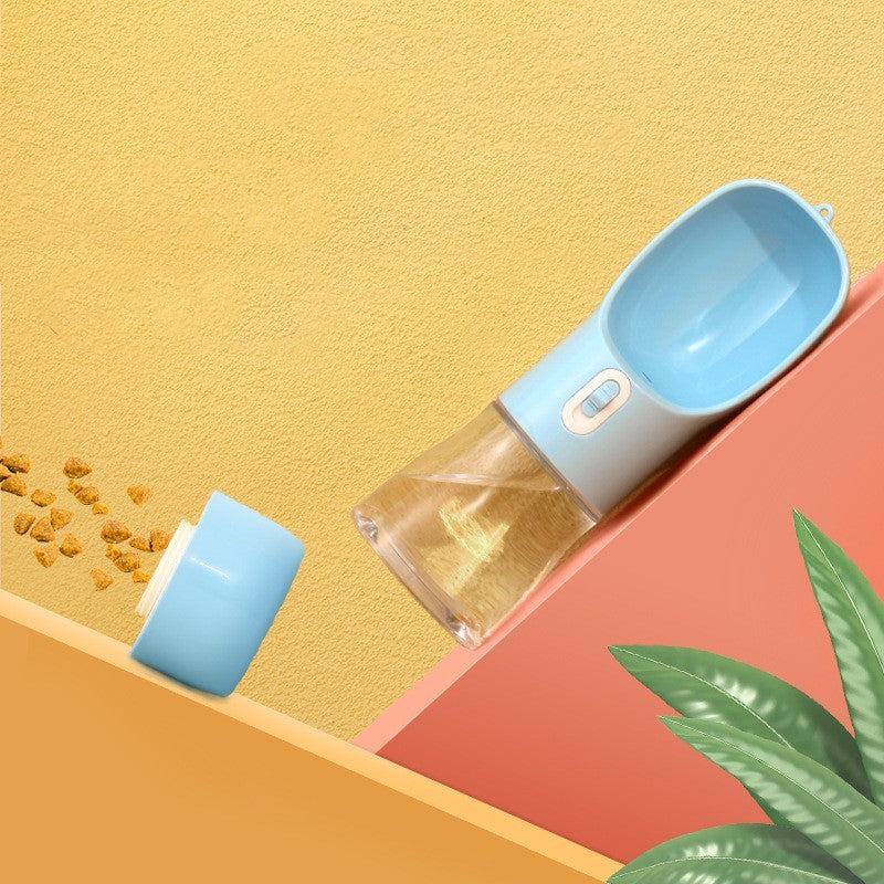 Portable Pet Water Bottle Feeder Bowl – Perfect for Outdoor Travel