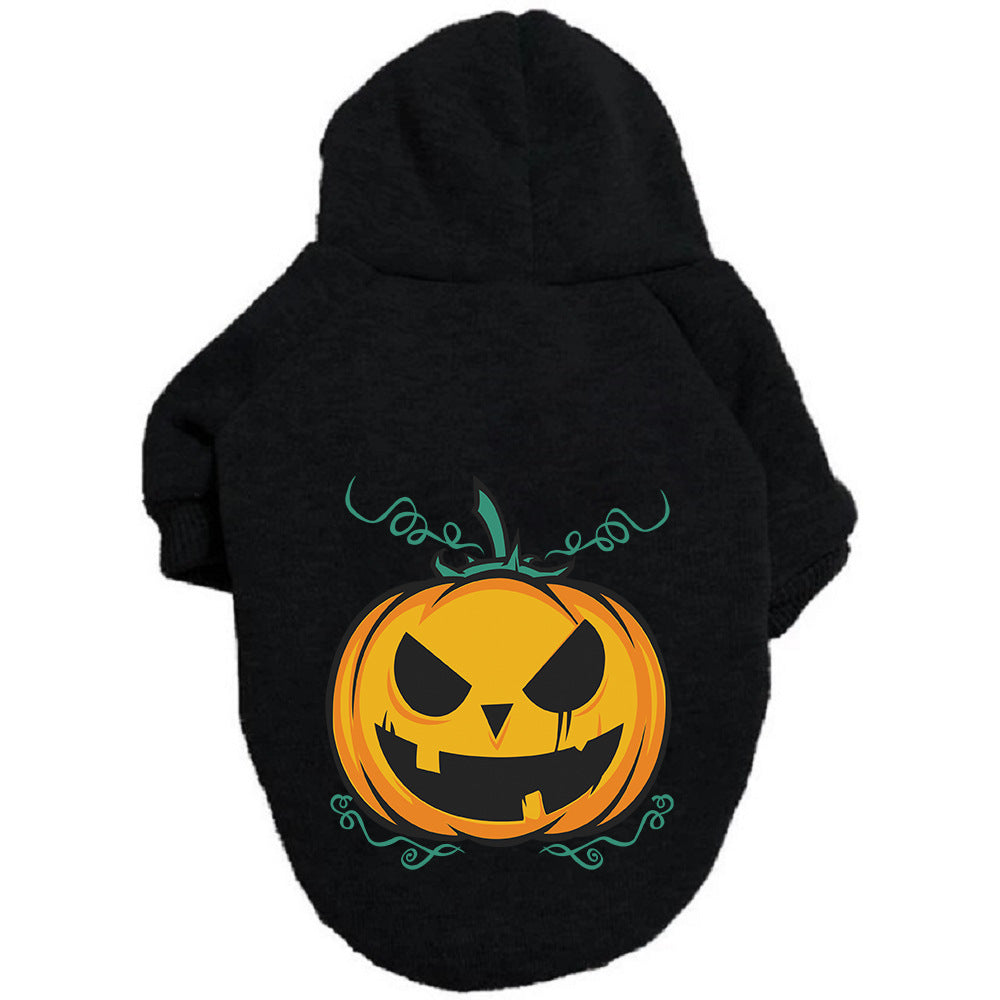 Halloween Pumpkin Dog Sweater