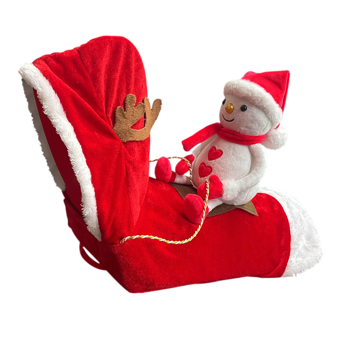 Santa Claus Riding Deer Christmas Dog Outfit
