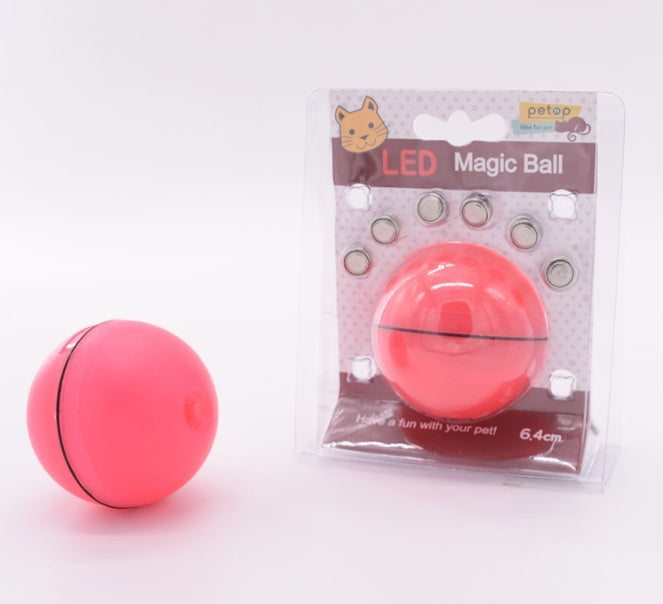Pet Electric Toy LED Rolling Ball