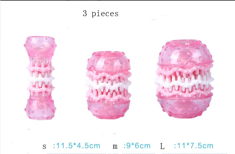 Pet supplies dog molar tooth cleaning toy bite resistant Teddy dog golden hair large dog