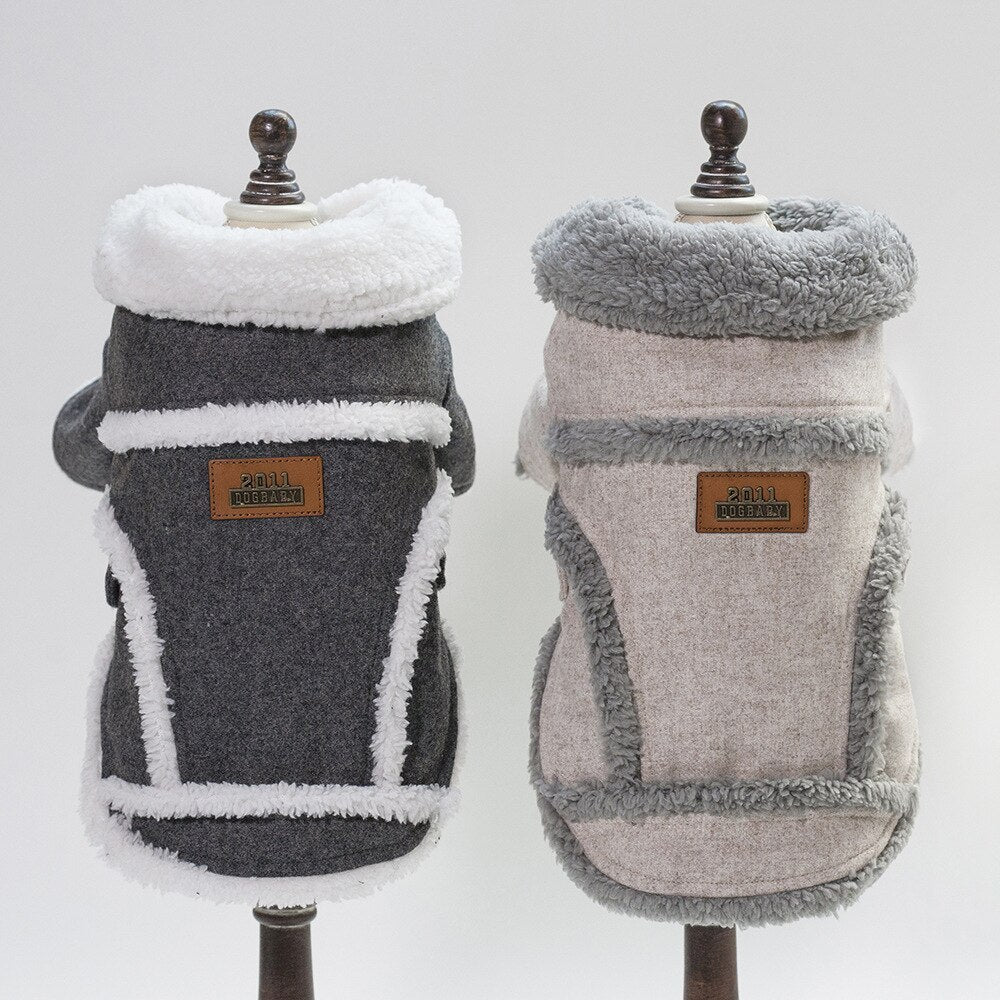 Winter Dog Coat for French Bulldogs Thick Warm Jacket for Small Dogs