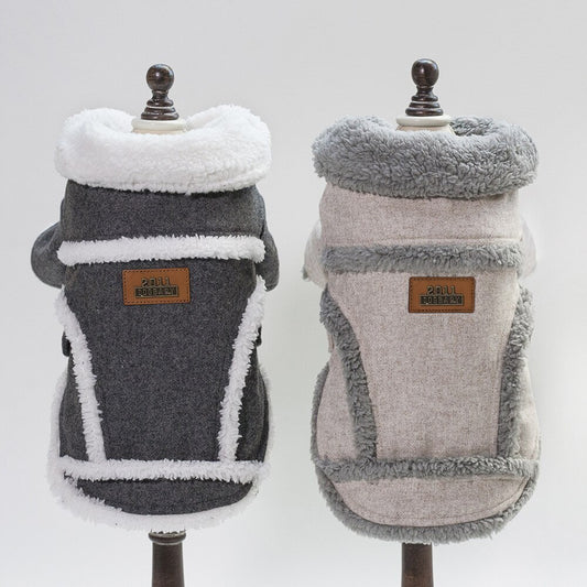Winter Dog Coat for French Bulldogs Thick Warm Jacket for Small Dogs