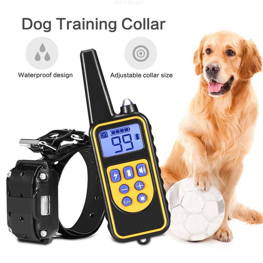 800m Electric Dog Training Collar with Anti-Barking Feature