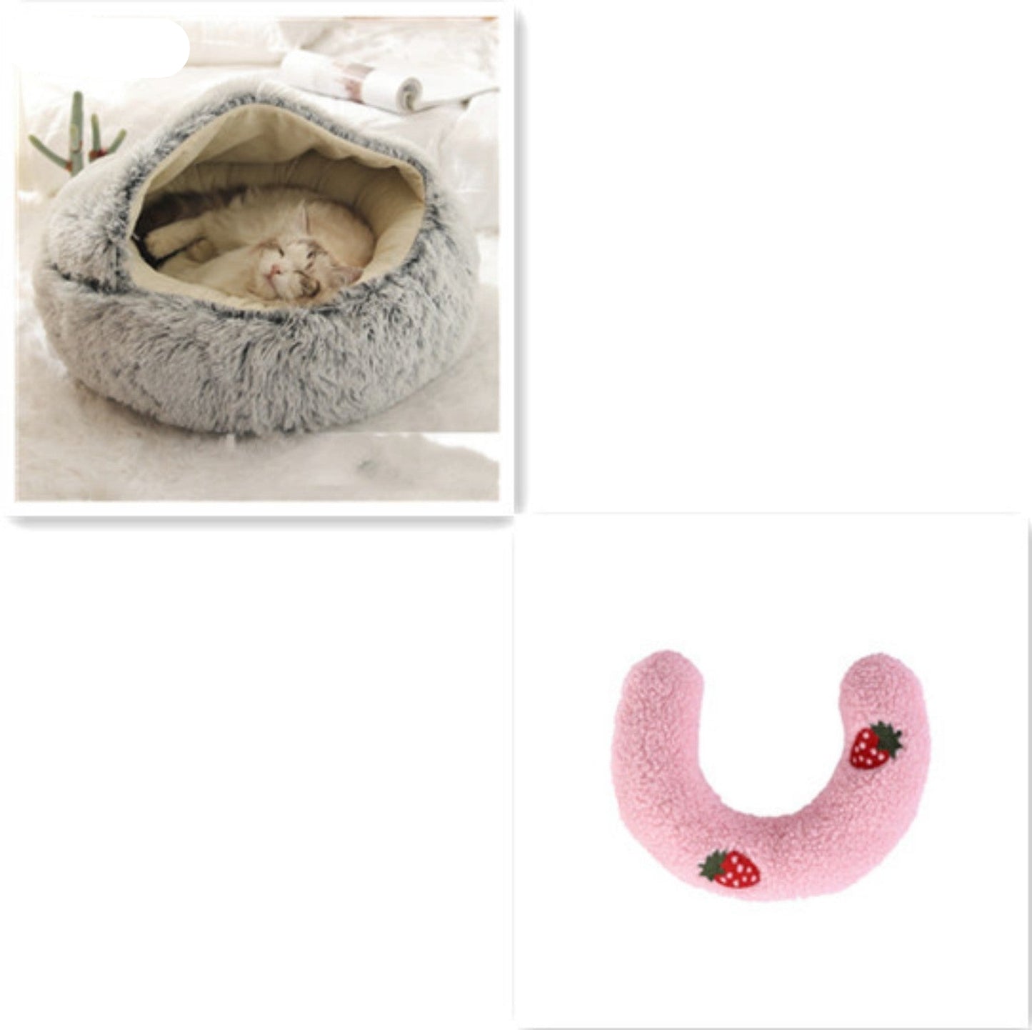 Cozy Cocoon Dog & Cat Pet Bed – Comfortable and Calming