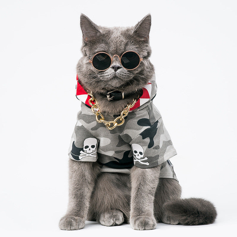 Soft Cotton Dog Hoodie Stylish and Comfortable Pet Apparel