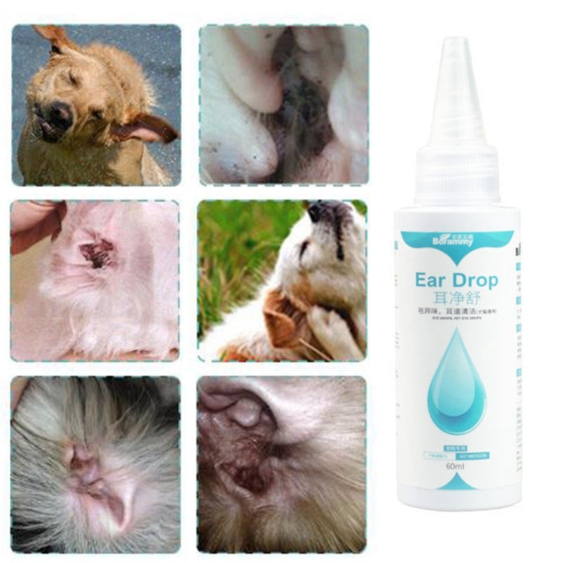 Pet Ear Cleaning Solution 60ml Liquid Wash