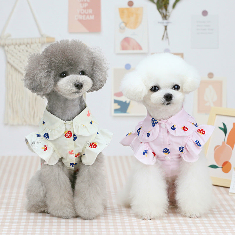 Lightweight Cotton Puppy Shirt for Summer Comfort