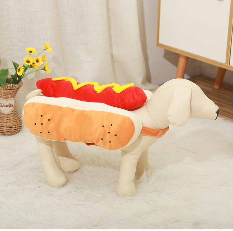Hilarious Hot Dog Costume for Pets Perfect for Halloween Parties