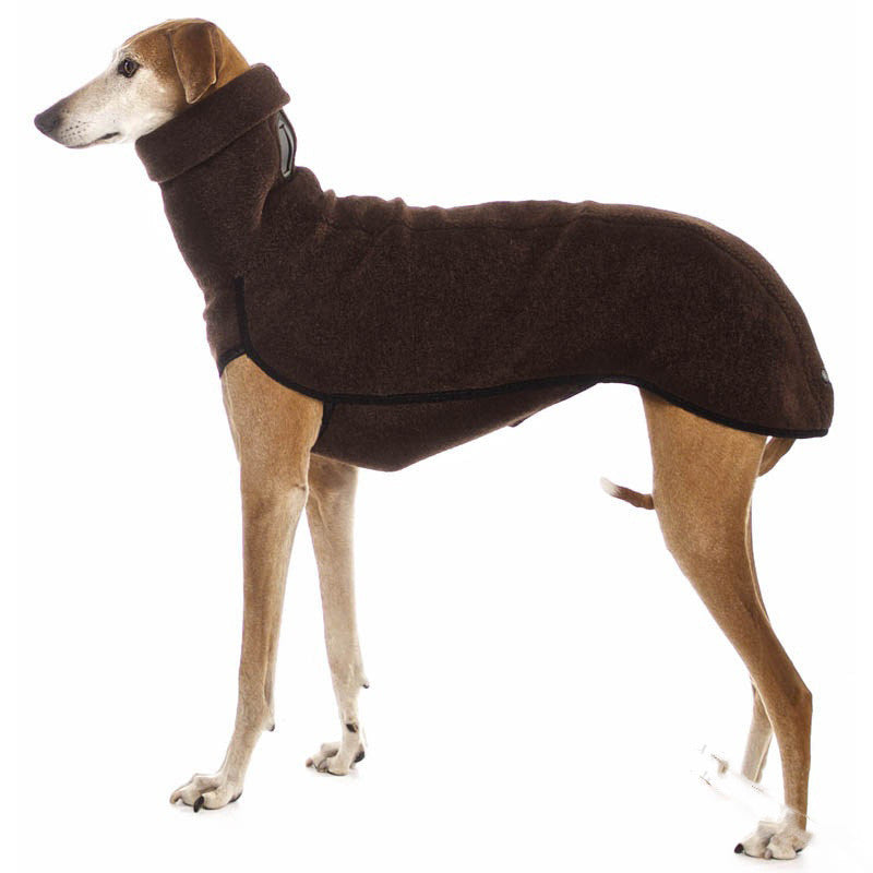 Fashion Trend Big Dog Puppy Clothes – Cozy High Collar Fleece Dog Coat