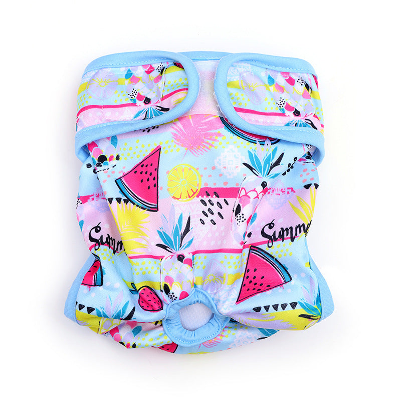 Fashion Printed Menstrual Panties for Pets – Comfortable & Cute Cartoon Design