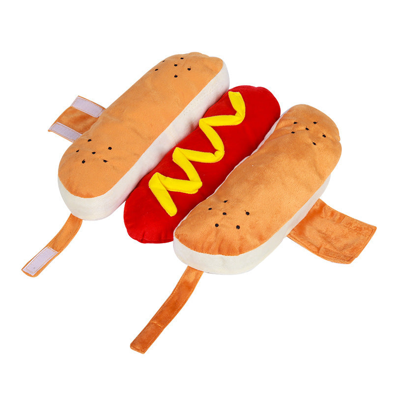 Hilarious Hot Dog Costume for Pets Perfect for Halloween Parties
