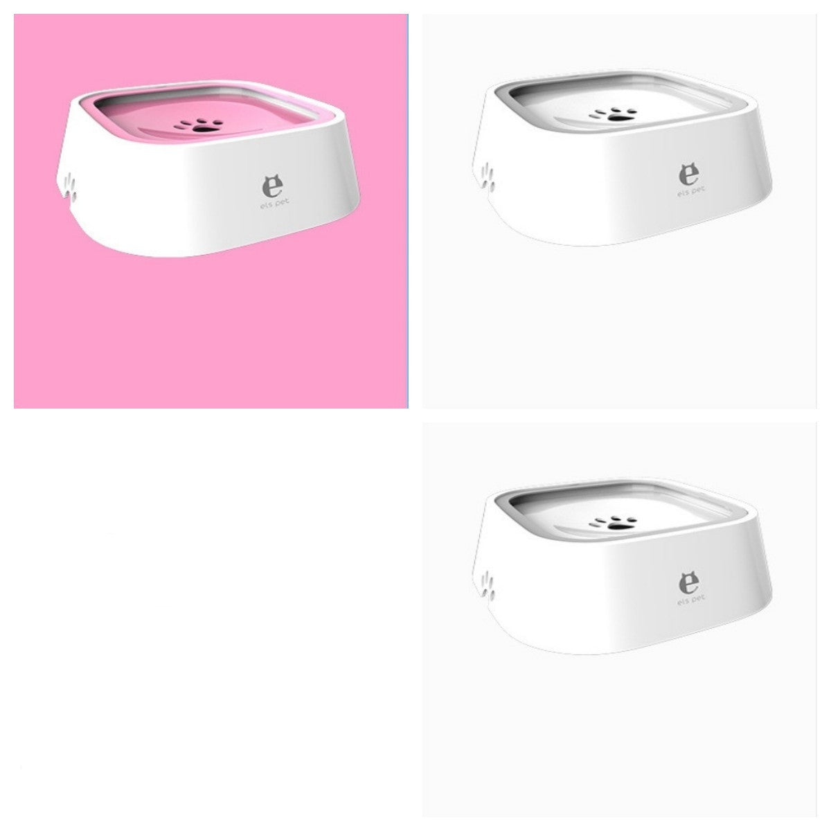 1.5L Floating Pet Water Bowl – Anti-Overflow Slow Feeder