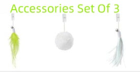 Automatic Lifting Ball Electric Cat Toy – Interactive Play with Feather & Bell