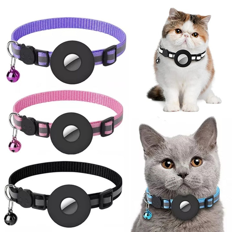 Reflective Airtag Pet Collar - Waterproof & Durable