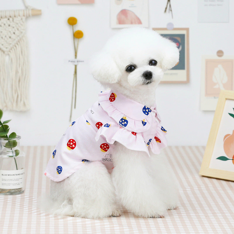 Lightweight Cotton Puppy Shirt for Summer Comfort