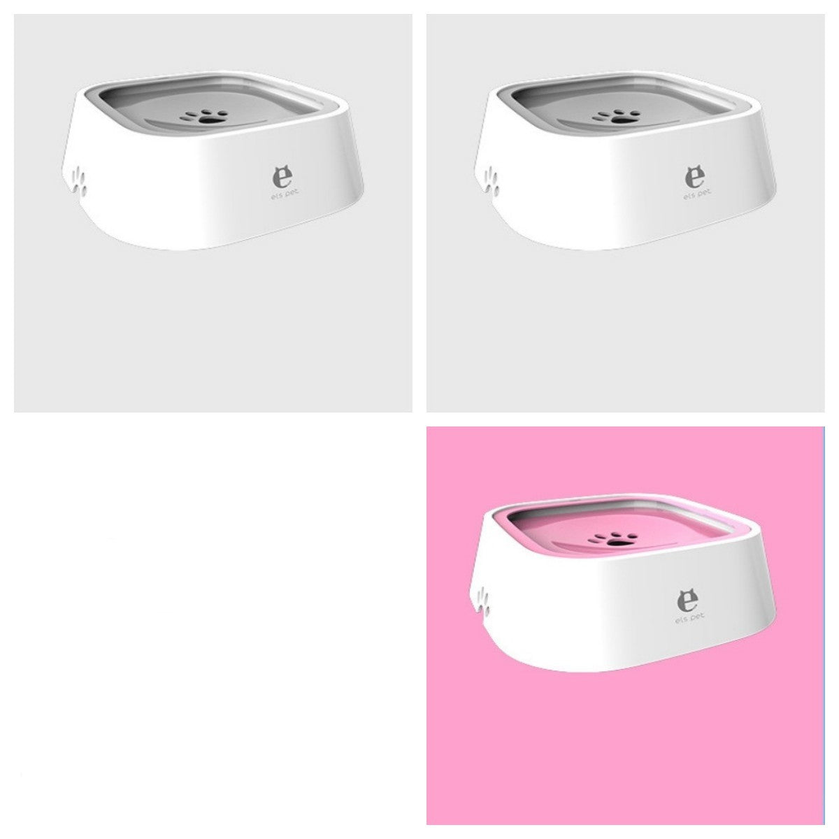 1.5L Floating Pet Water Bowl – Anti-Overflow Slow Feeder