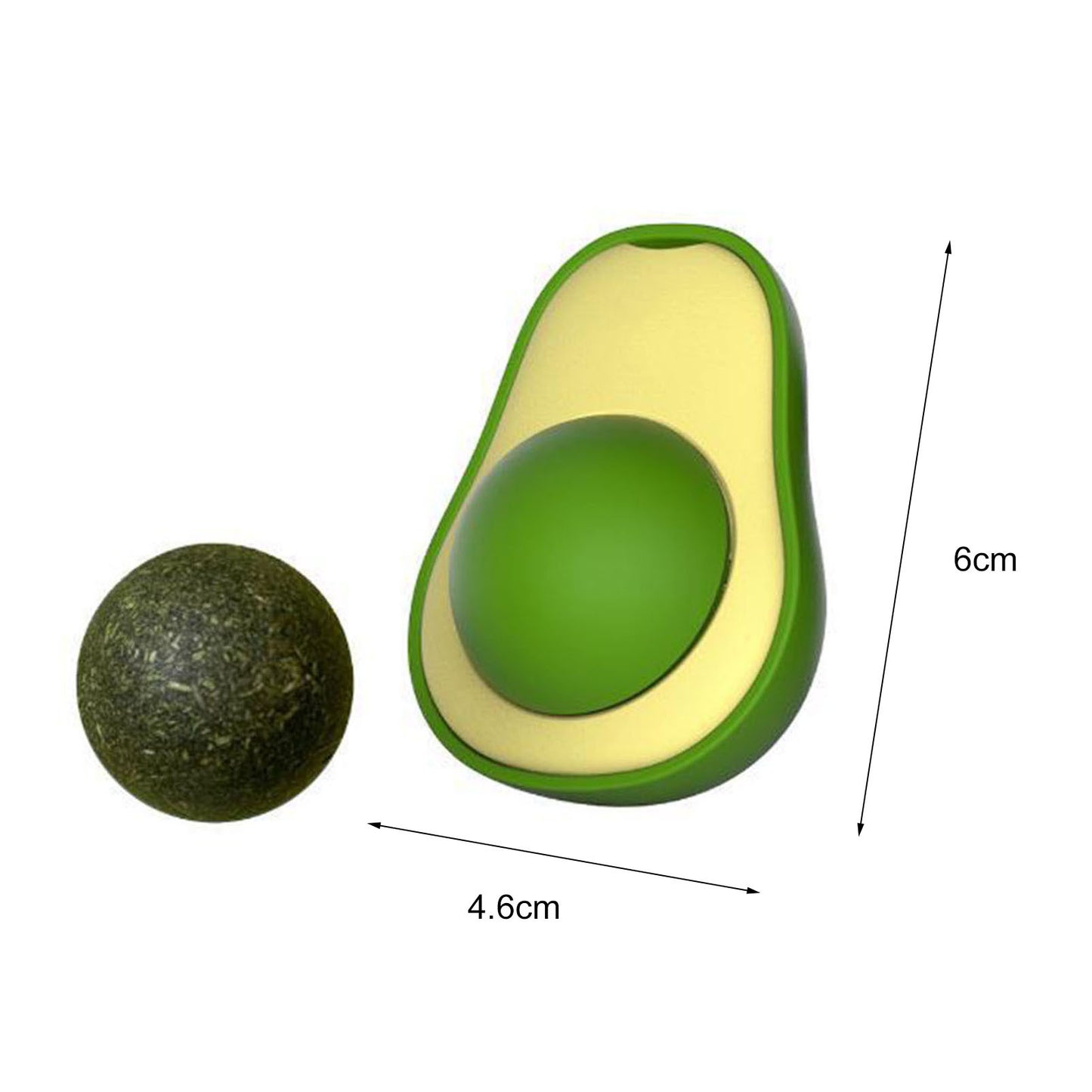 Avocado Catnip Toy for Cats