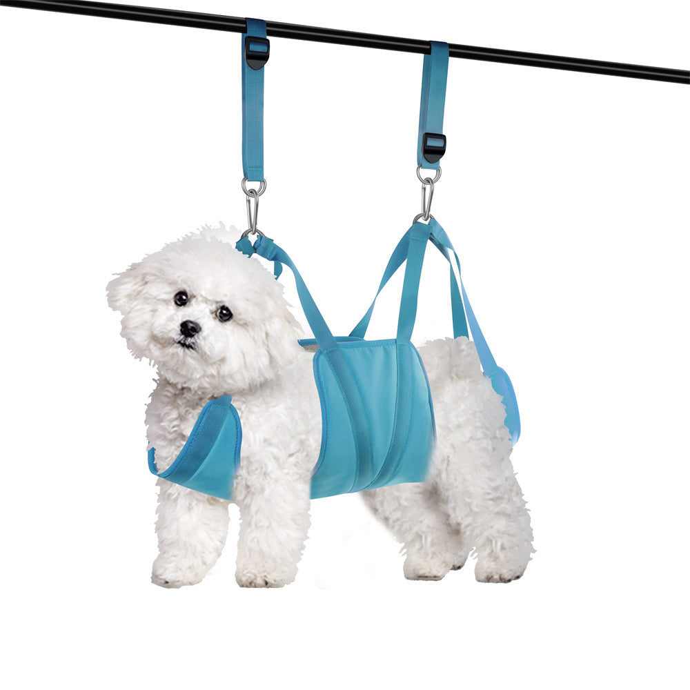 Pet Grooming Hammock with Nail Clippers and Trimmer