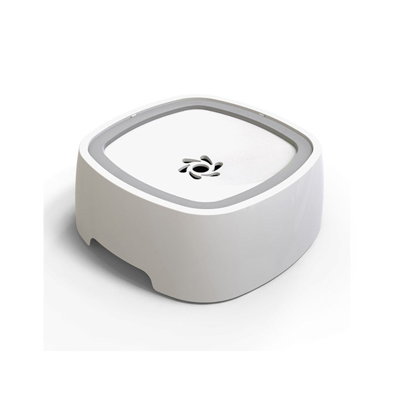 1.5L Floating Pet Water Bowl – Anti-Overflow Slow Feeder