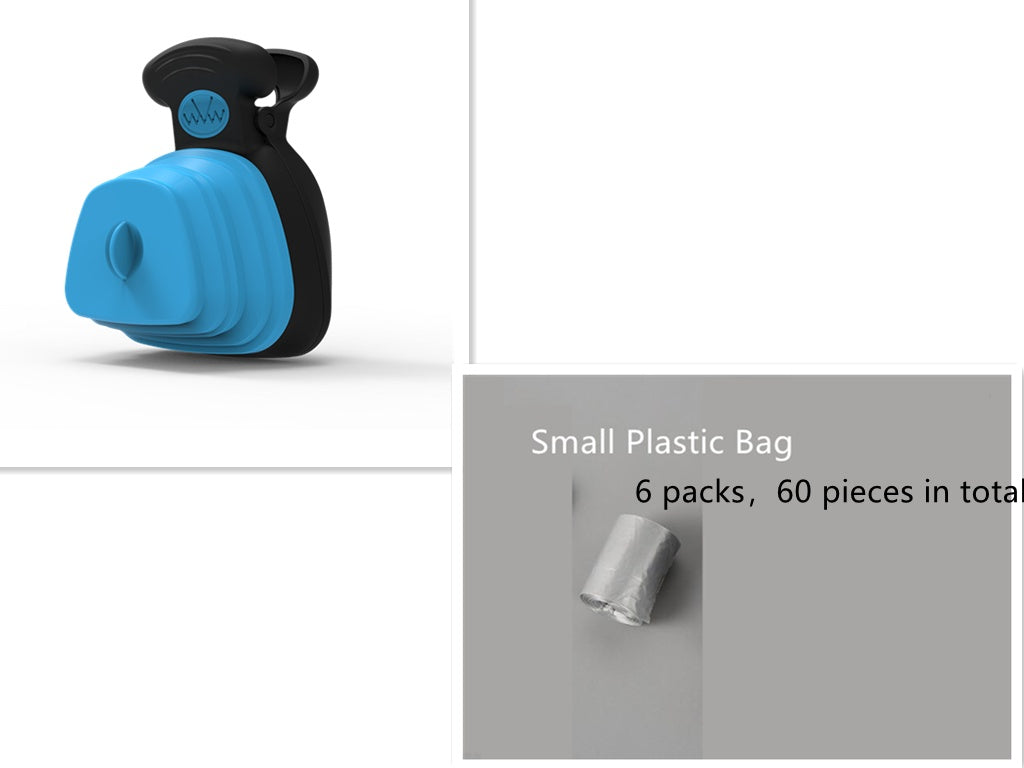 Foldable Dog Poop Bag Dispenser for Easy Waste Disposal