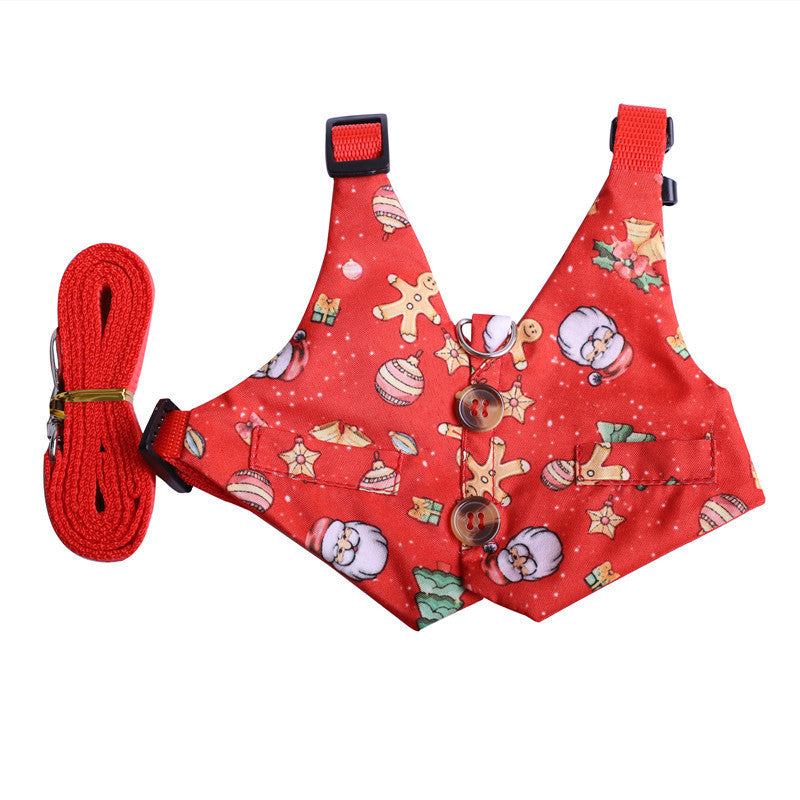 Rabbit Hand Holding Rope Cat Chest Strap