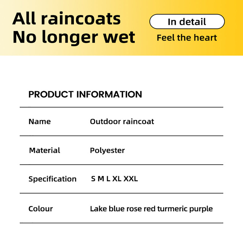 Waterproof Dog Raincoat with Reflective Straps and Hood for Small and Medium Dogs