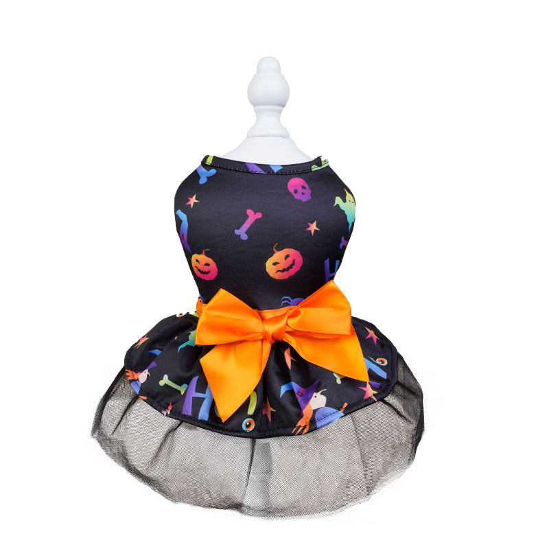 Colorful Halloween Dog Cape