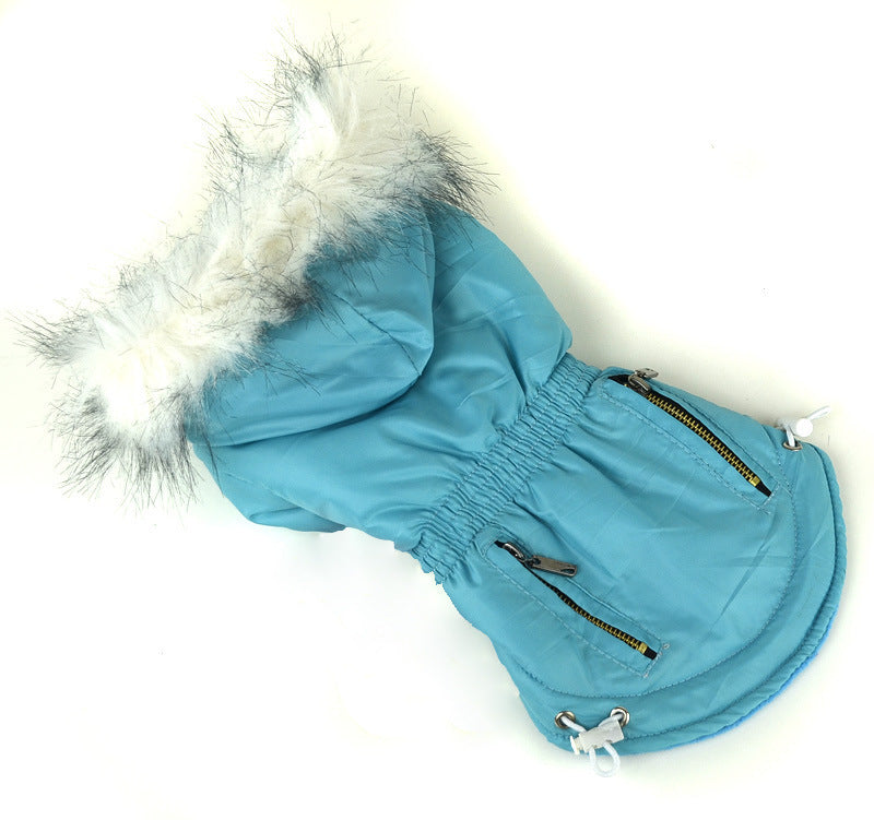 Zippered Cotton Padded Clothes for Pets