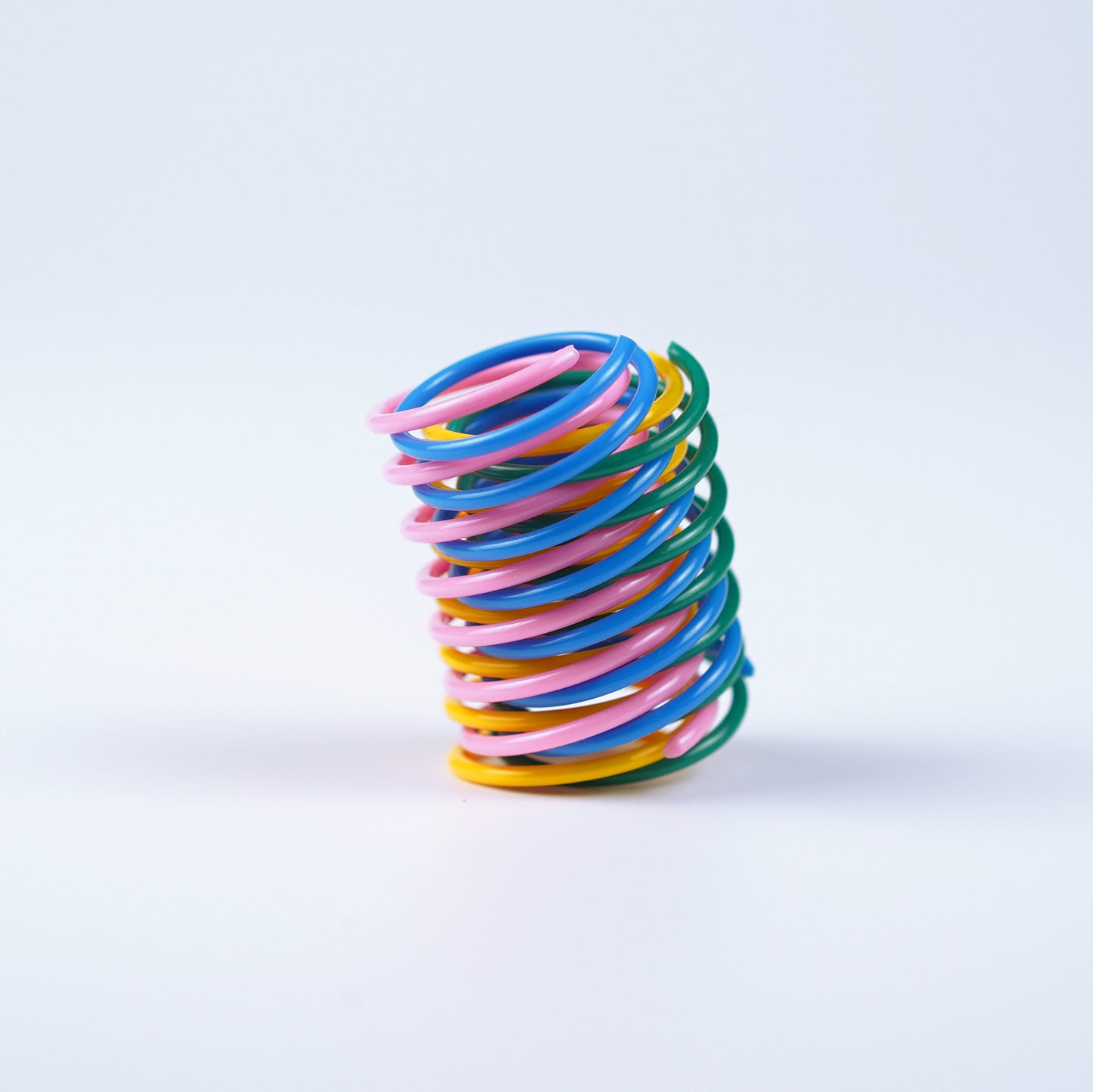 Furry Trio Colorful Spring Cat Toys