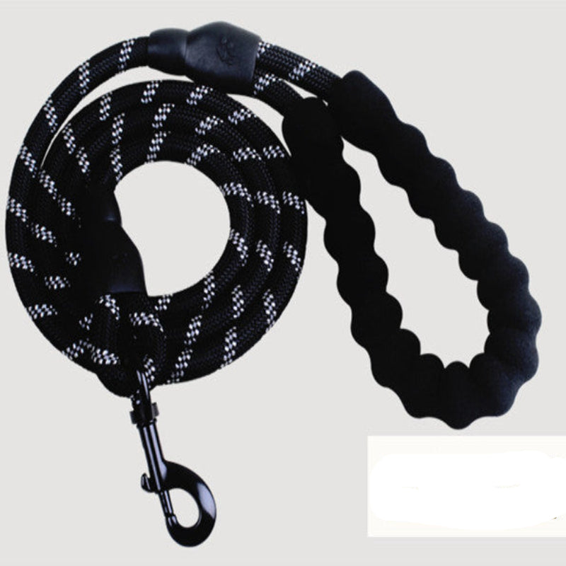 Reflective Dog Leash – Nylon Rope for Walking and Training Dogs