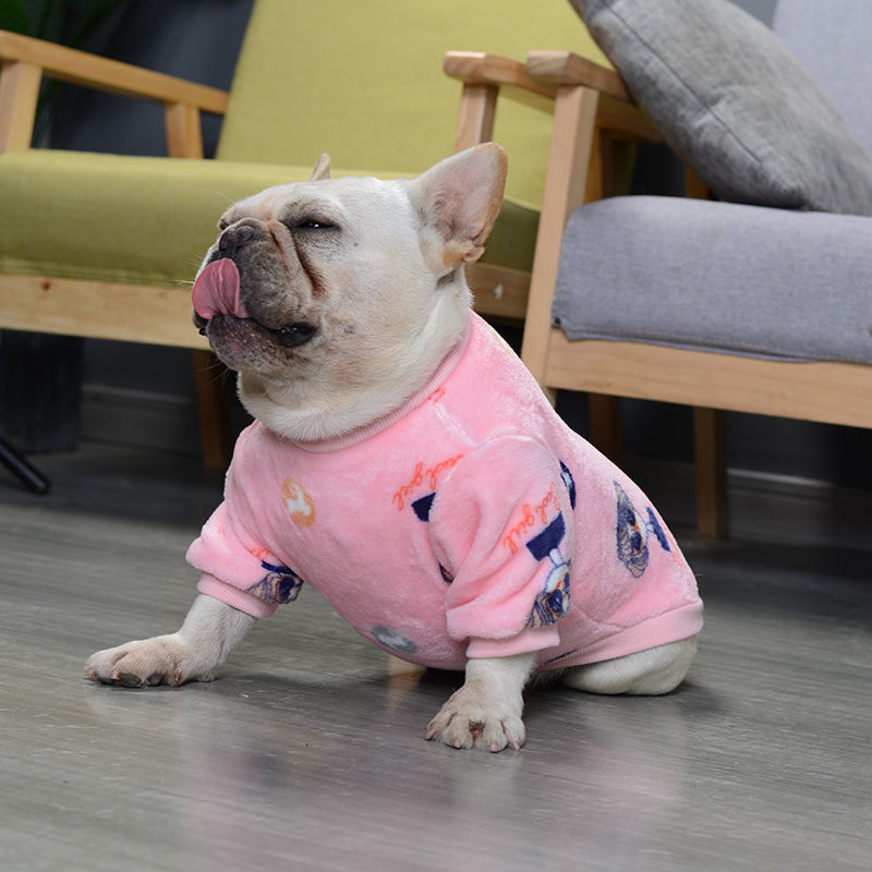 Fashionable French Plush Pajamas for Pets